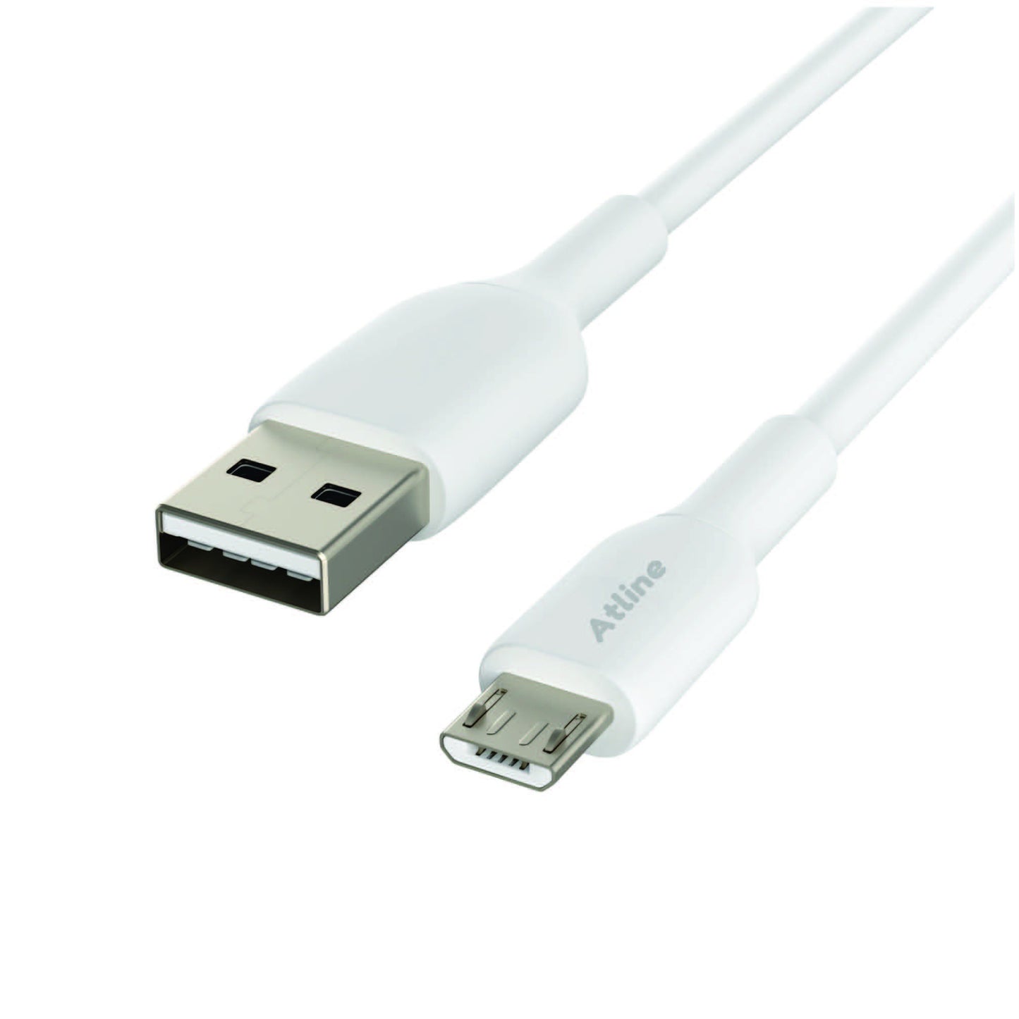 ATLINE FLOW APCM-11 Micro USB Data Cable, 1 Meter (White)