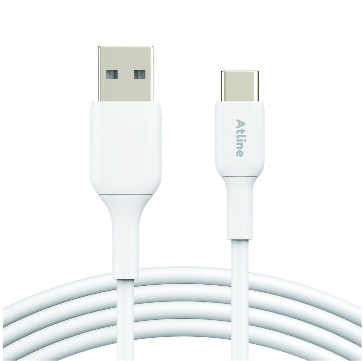 ATLINE FLOW-APTC11 TYPE-C  USB CABLE A 3A WHITE