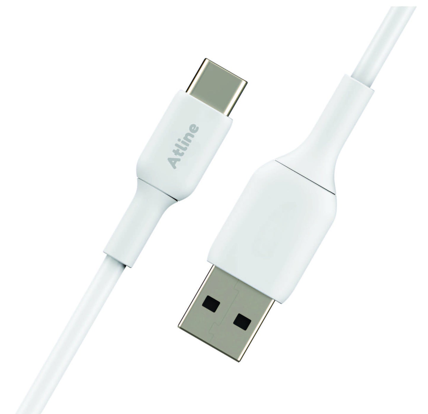 ATLINE FLOW-APTC11 TYPE-C  USB CABLE A 3A WHITE