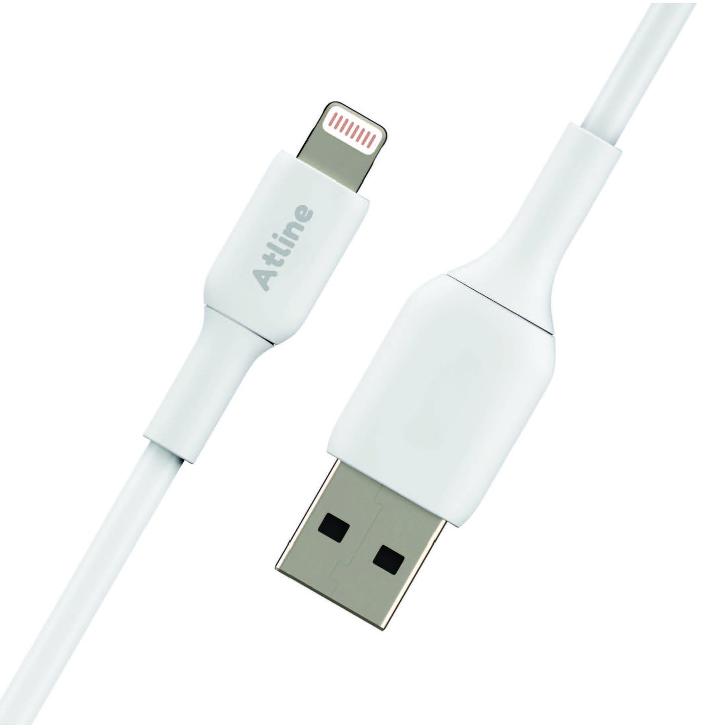 ATLINE FLOW-APLC11 LIGHTNING USB CABLE A 3A WHITE