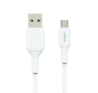 ATLINE FLOW APCM-11 Micro USB Data Cable, 1 Meter (White)