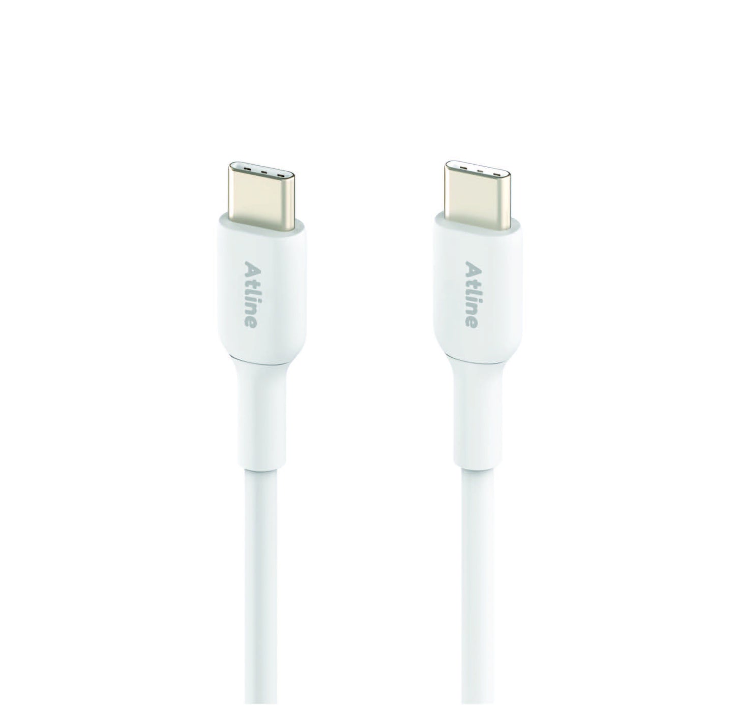 ATLINE Unbreakable Fast Charging  Type C Cable for Smartphones, Tablets & other Type C devices, 480Mbps Data Sync, Quick Charge 3.0 (FLOW-PD-60)