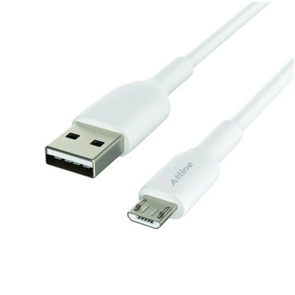 ATLINE FLOW APCM-11 Micro USB Data Cable, 1 Meter (White)