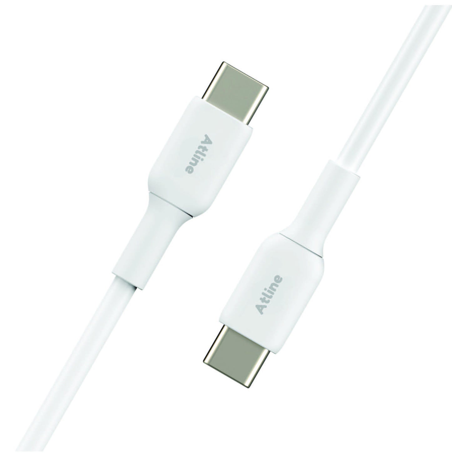 ATLINE Unbreakable Fast Charging  Type C Cable for Smartphones, Tablets & other Type C devices, 480Mbps Data Sync, Quick Charge 3.0 (FLOW-PD-60)