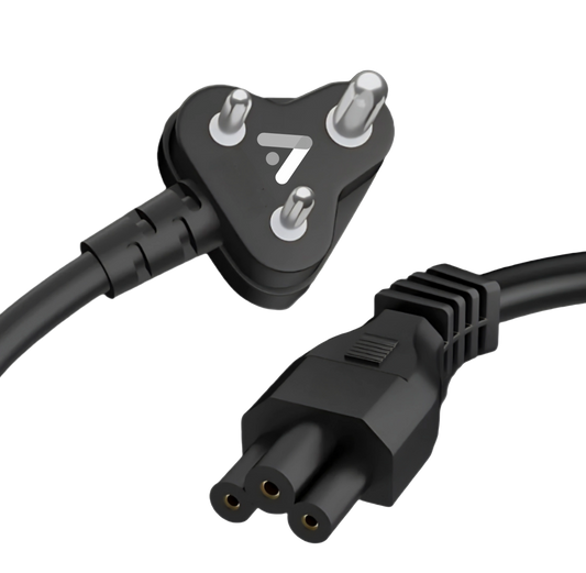 ATLINE ATL3 3 Pin AC Laptop Power Cord Cable 1.2M BLACK